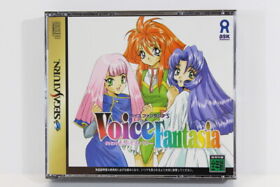 Voice Fantasia W/ Spine Reg Card Yui Horie SEGA Saturn SS Japan Import US Seller