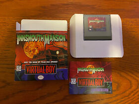 Nintendo Virtual Boy Game INNSMOUTH MANSION complete in box  with manual CIB