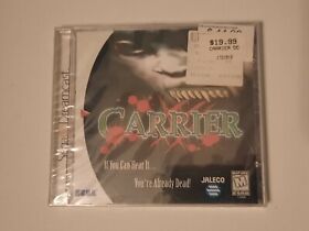 Carrier (Sega Dreamcast, 2000) Brand new, factory sealed *crack on case*