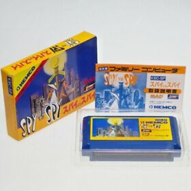 SPY vs SPY Famicom Nintendo FC Japan Import NES KEMCO NTSC-J Boxed Complete