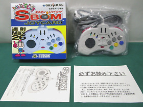 Sega Saturn -- SBOM Joycard Controller HC-735 -- JAPAN. New!! HUDSON SOFT. 16246