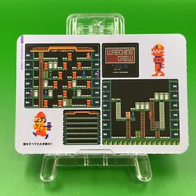 Wrecking Crew Mario 002 History Book Sealdass Sticker Famicom Japanese Nintendo