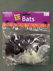 Fun Express Halloween Glow in the Dark & Black Bats 8 Pieces New In Package