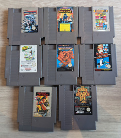Nintendo NES game lot (Super Mario, Double Dragon 3 and more)