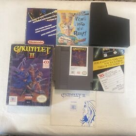Gauntlet II 2 Nintendo NES EN CAJA con cartucho, caja y manual auténtico