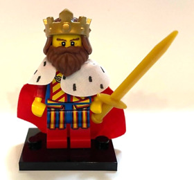 LEGO COLLECTIBLE MINIFIGURE CMF SERIES 13 CLASSIC KING - COMPLETE WITH STAND