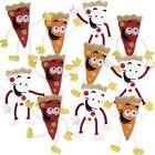 ArtCreativity Bendable Pizza Figures, Set of 12, Bendable Toys for Kids, Pizza P