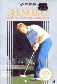 NES Jack Nicklaus' Greatest 18 Holes of Major Championship Golf PAL-B con IMBALLO ORIGINALE TO