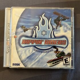 Rippin' Riders Snowboarding (Sega Dreamcast, 1999) Complete with Manual CIB 