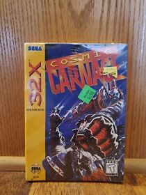 Cosmic Carnage (Sega 32X, 1994) Brand New Sealed With Original Stickers