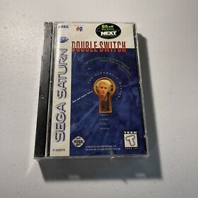 Double Switch (Sega Saturn, 1995) Brand New & SEALED! Rare! *Seal Tears*