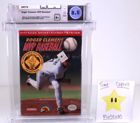 Roger Clemens MVP Baseball New Nintendo NES Factory Sealed WATA VGA Grade 8.5 B+