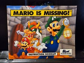 Mario is Missing Nintendo NES Instruction Manual Only