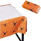 3 Pcs Halloween Tablecloth Spooky Scary Spiders Table Cover for Party 54x108