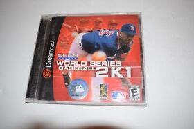 Sega World Series Baseball 2K1  (Sega Dreamcast, 2000)  Complete CIB (QSL15)