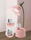 KoudHug Pink Desk Lamp, Rechargeable LED Lamp with USB Charging Port, 