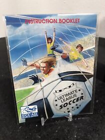 Ultimate League Soccer ( NES Nintendo ) Manual ONLY! Mint Condition SAFE SHIP!