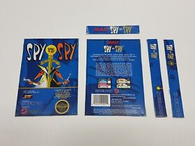 Spy vs Spy Nintendo NES Rental Cut Box ONLY *DAMAGED