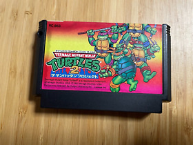 Teenage Mutant Ninja Turtles 2: The Manhattan Project FC Famicom Nintendo Japan