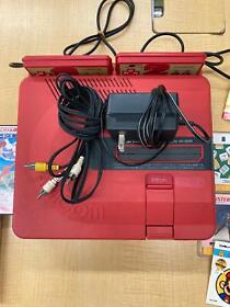 Sharp Twin Famicom Nes Console System -An-500r JUNK japan used Free Shipping