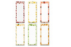 Magnetic Note Pads Grocery To Do List File Cabinets Fruit Designs Magnet 6 Pack