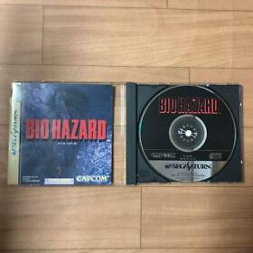 Used Capcom 1997 Bio Hazard Sega Saturn SS Survival Horror Japanese Retro Game 