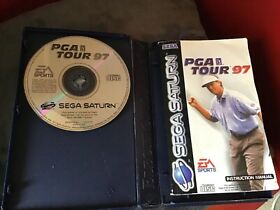 PGA Tour 97 Sega Saturn  disc in original box+instructions v.good condition 