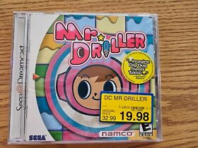 NEW SEALED Mr. Driller (Sega Dreamcast)  SUPER RARE!