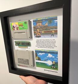 Dragon Ball Z Super Butoden 3 Nintendo SNES FAMICOM Game Frame Wall Art
