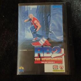 SNK Neo Geo ROM Aes Real Bout Fatal Fury 2 game Tested Work