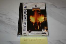 Doom (Sega Saturn) NEW SEALED NEAR-MINT CASE FRESH, GORGEOUS!