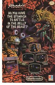 1990 Milton Bradley Abadox NES Video Game Advertisement