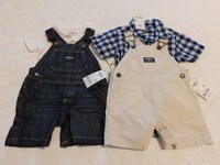 Boys Clothes size 6 Months NWT OshKosh Overall Summer Lot Brand New Retail $106
