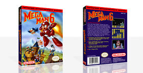 - Mega Man 6 NES Replacement Game Case Box + Cover Art Work Only