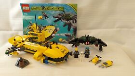 LEGO AQUA RAIDERS 7774 CRAB CRUSHER & 7773 SHARK Only!
