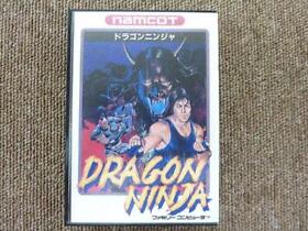 Famicom software DRAGON NINJA (with box theory) Namco