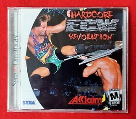 ECW: Hardcore Revolution (Sega Dreamcast, 2000) Complete w/Manual & Registration