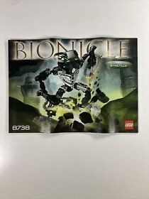 LEGO Bionicle 8738 INSTRUCTIONS ONLY S019