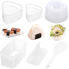 4 Pack Sushi Maker Kit, Non Stick Musubi Maker Onigiri Triangle Sushi Press (Lar