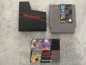 Nintendo NES Spiel Super Mario Bros, Tetris, Nintendo World Cup 3 in 1