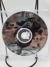 NFL QB Club 2001 (Sega Dreamcast, 2000). Disc Only Tested Working