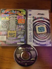 Bubble Bobble: Also Featuring Rainbow Islands for Sega Saturn! Complete! Tested!