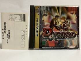 Ss Dither D-Xhird Sega Saturn With Postcard
