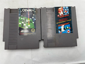 Nintendo Entertainment System NES Othello & Super Mario Bros Duck Hunt CART ONLY