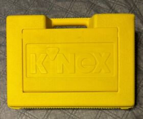 Vintage (FULL) K'NEX Yellow Box Hard KNEX Carrying Carry Case Organizer