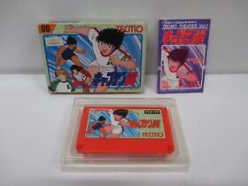 NES -- CAPTAIN TSUBASA -- Box. Famicom, JAPAN Game. TECMO. 10200