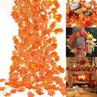 10 Pack Thanksgiving Decor Fall Garland Total 80 FT Artificial Silk Maple Leaf G
