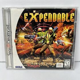 Expendable (Sega Dreamcast, 1999) Complete CIB - TESTED & Working !