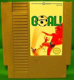 1989 TESTED GOAL! SOCCER NES VIDEO GAME CARTRIDGE NINTENDO