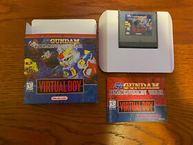 Nintendo Virtual Boy Game SD GUNDAM DIMENSION WAR complete in box CIB